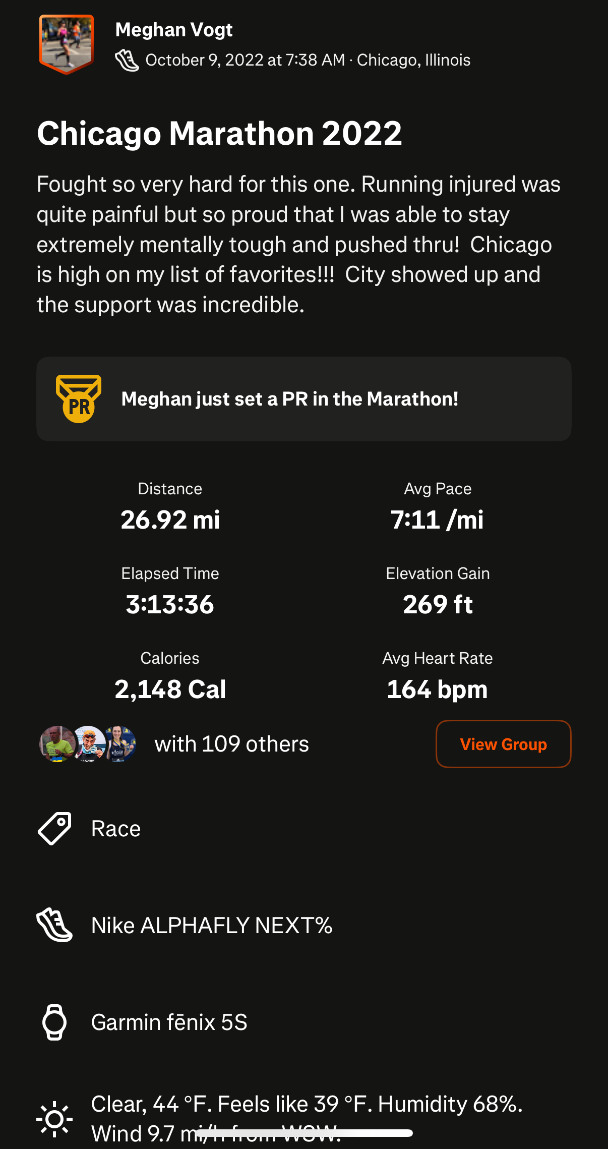 Ritual race result 7