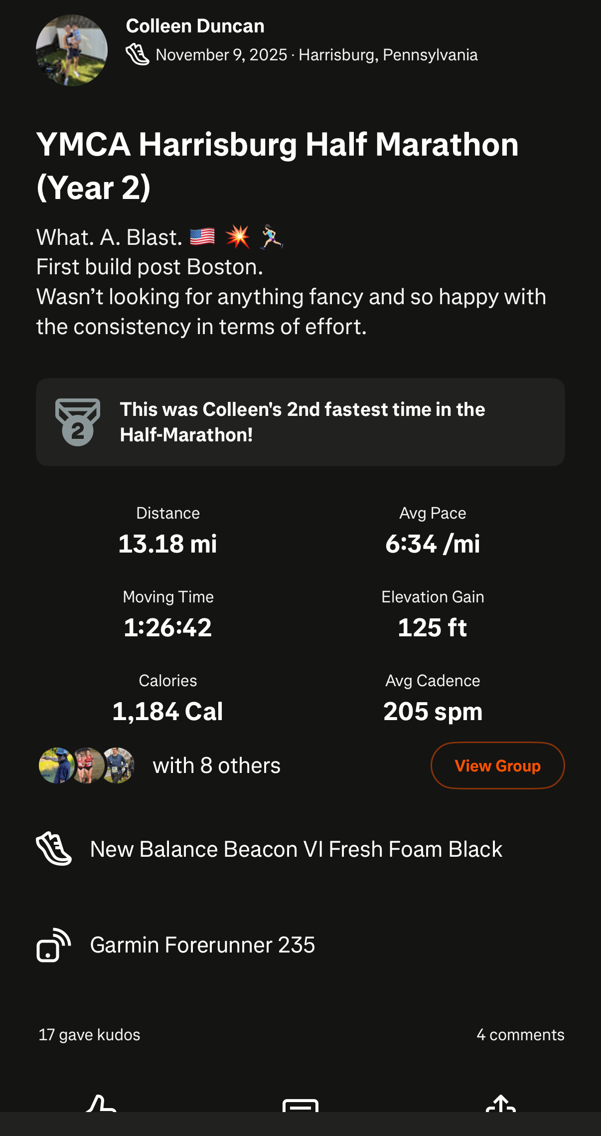 Ritual race result 4