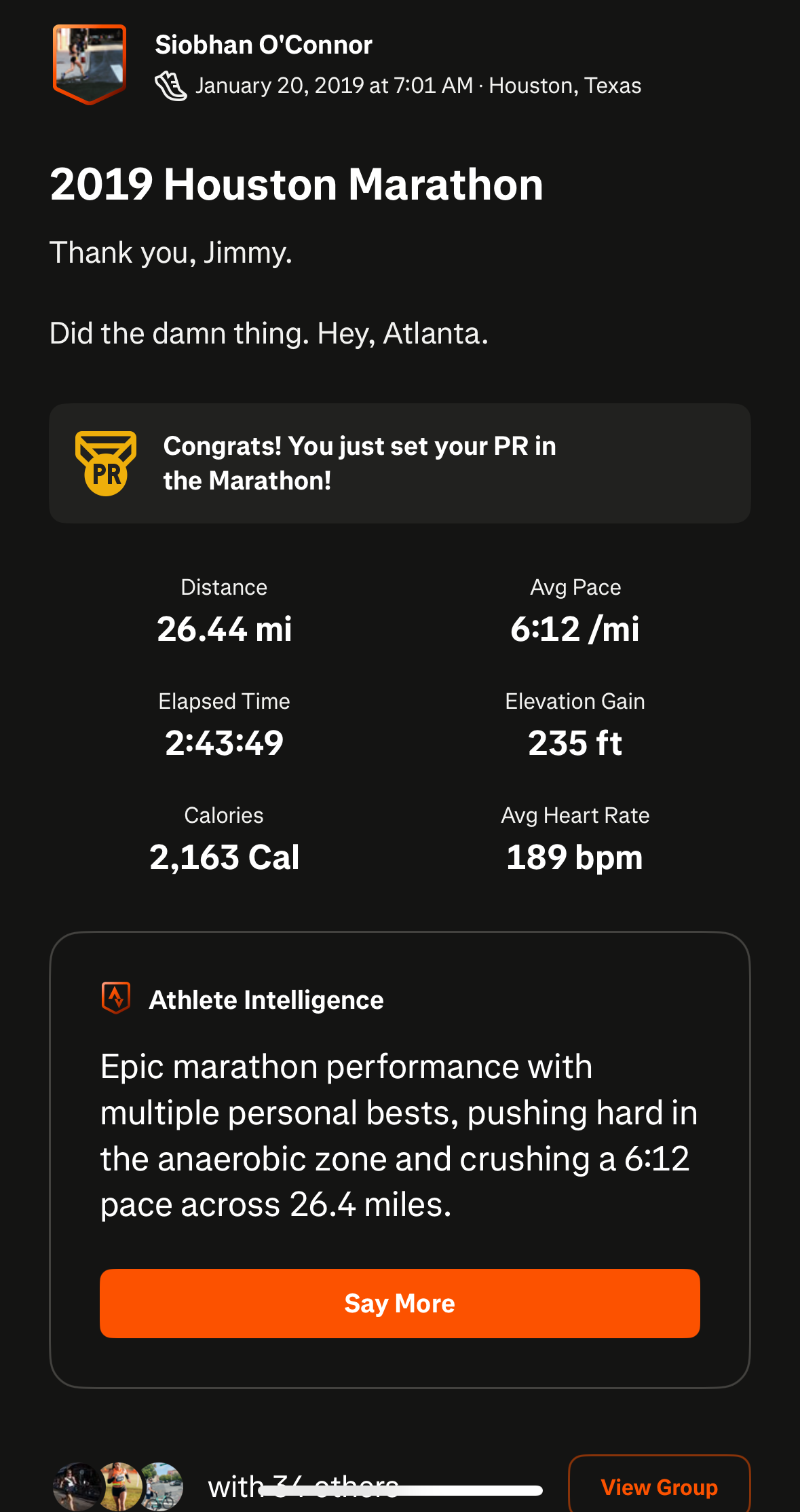 Ritual race result 17