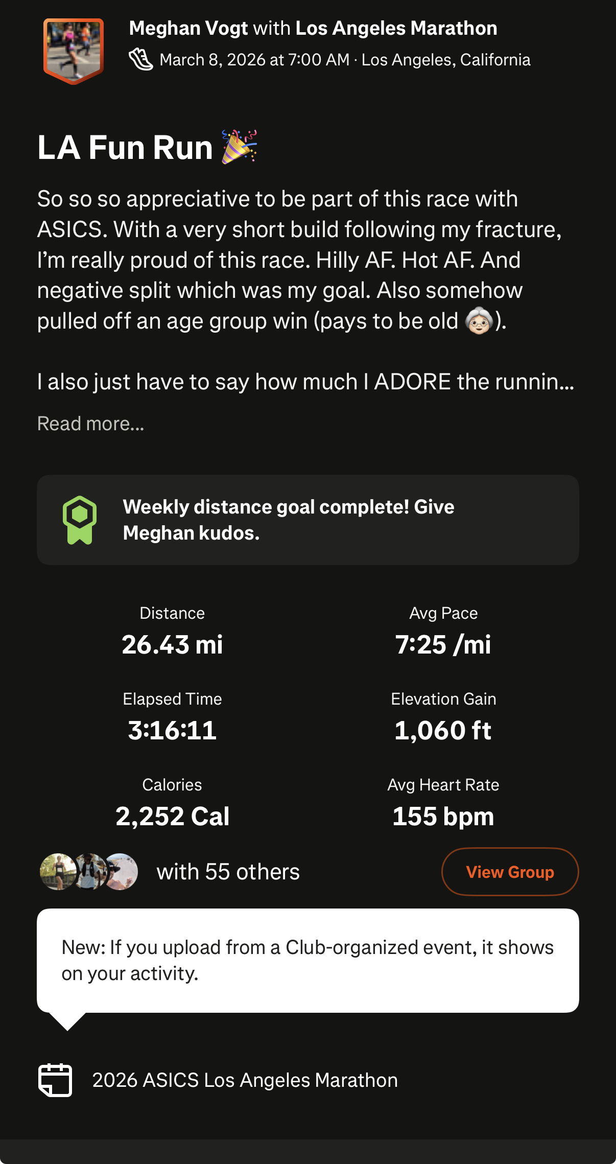 Ritual race result 19